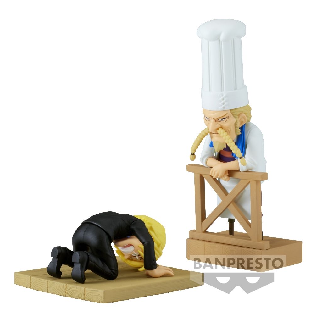 ONE PIECE - Figurine "Sanji & Zeff" 8cm
