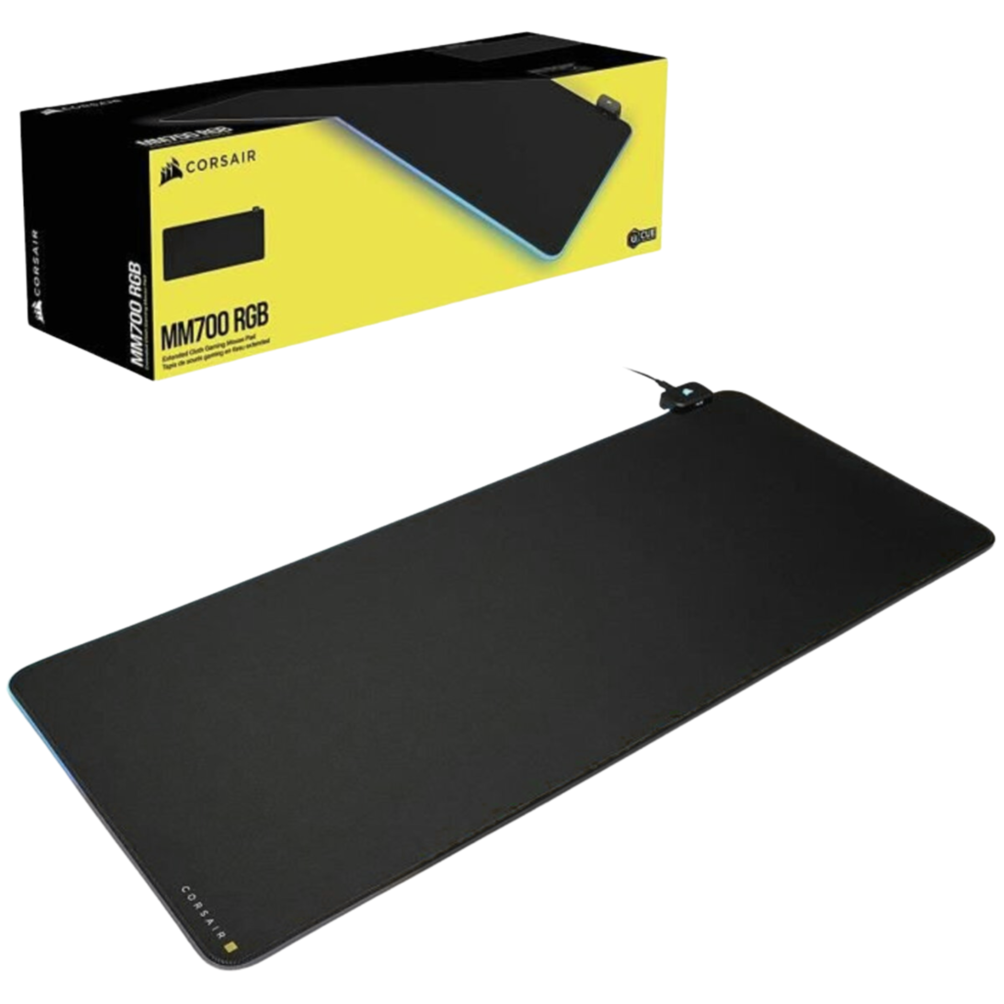 Tapis de souris gaming CORSAIR MM700 RGB étendu