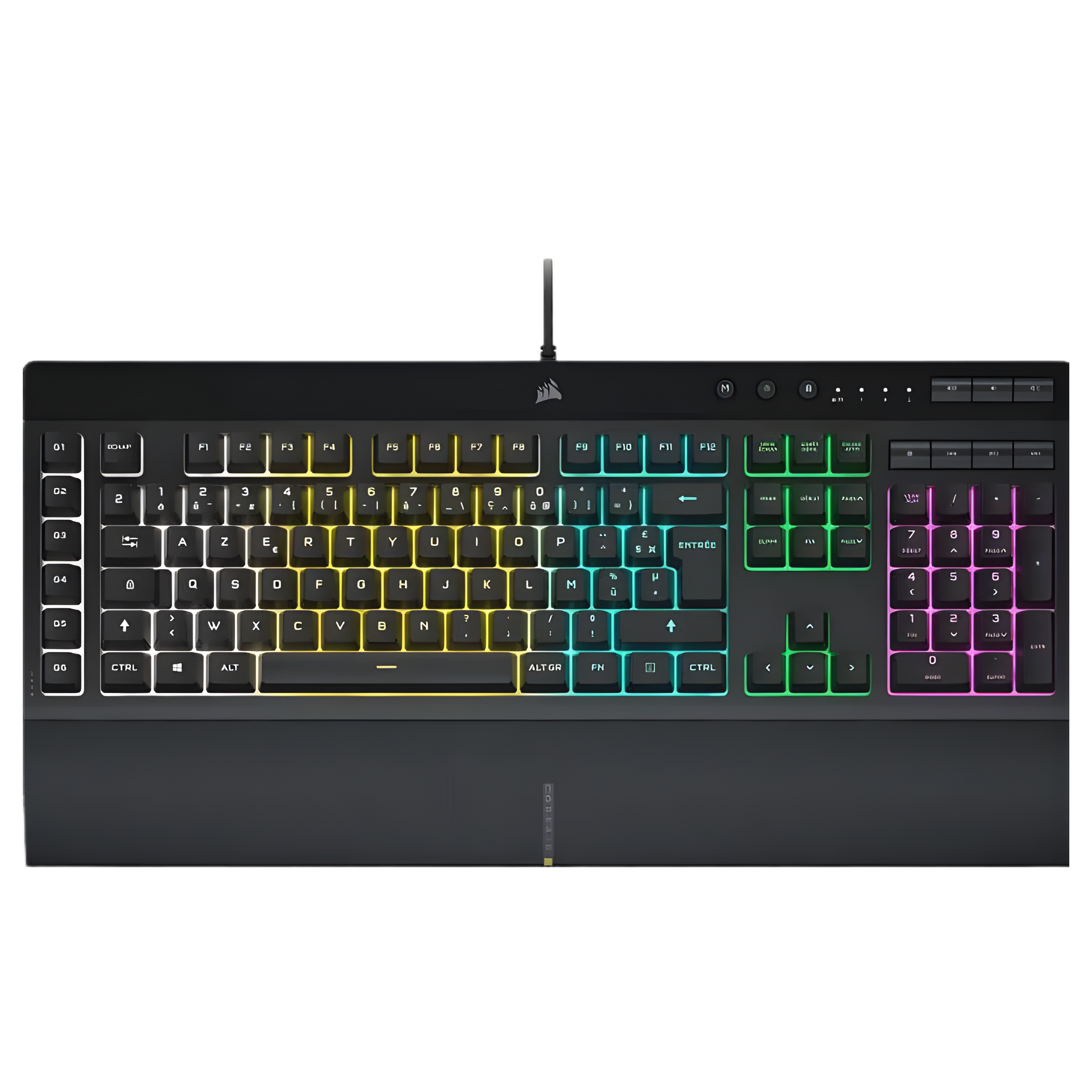 CORSAIR GAMING KEYBOARD K55 PRO RGB BLACK