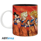 DRAGON BALL SUPER - Mug - 320 ml -Transformations Goku