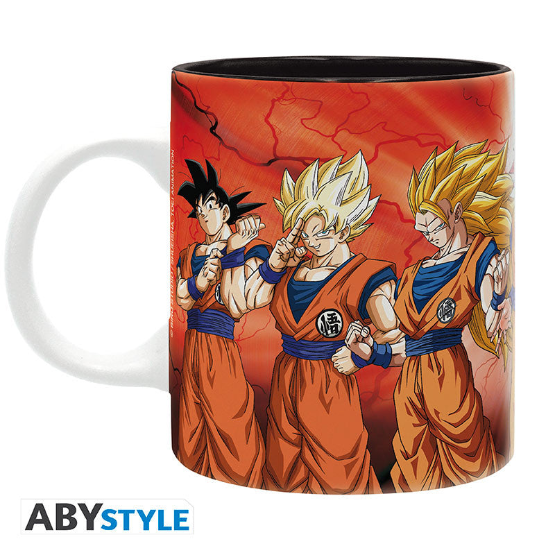 DRAGON BALL SUPER - Mug - 320 ml -Transformations Goku