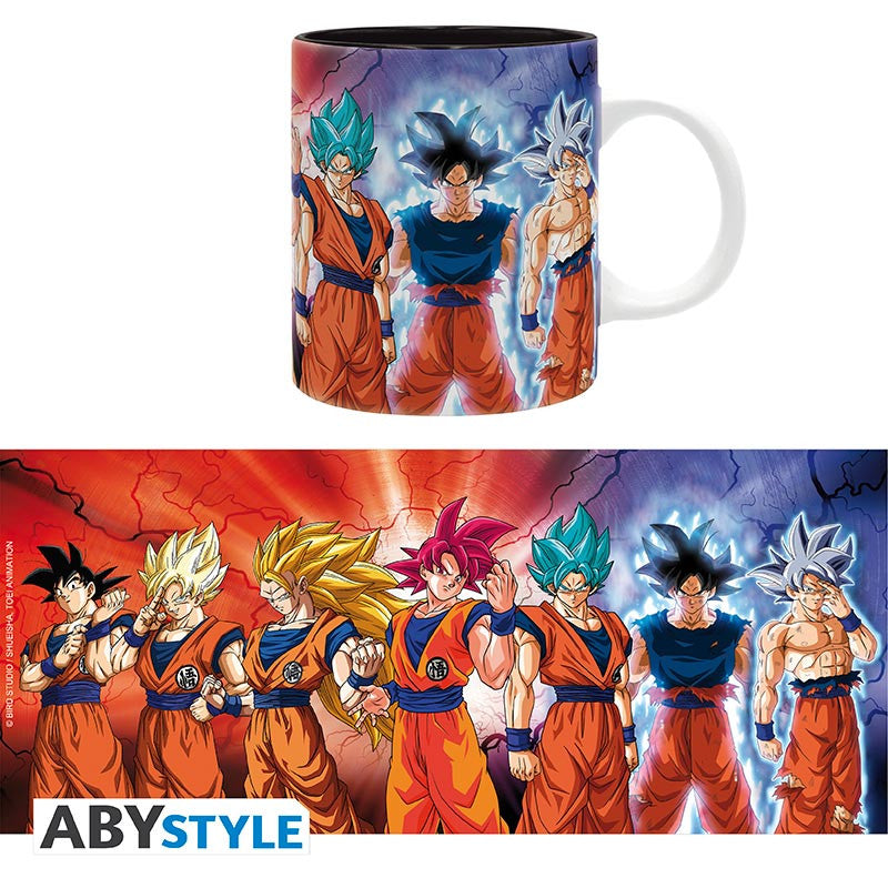 DRAGON BALL SUPER - Mug - 320 ml -Transformations Goku