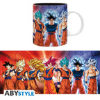 DRAGON BALL SUPER - Mug - 320 ml -Transformations Goku