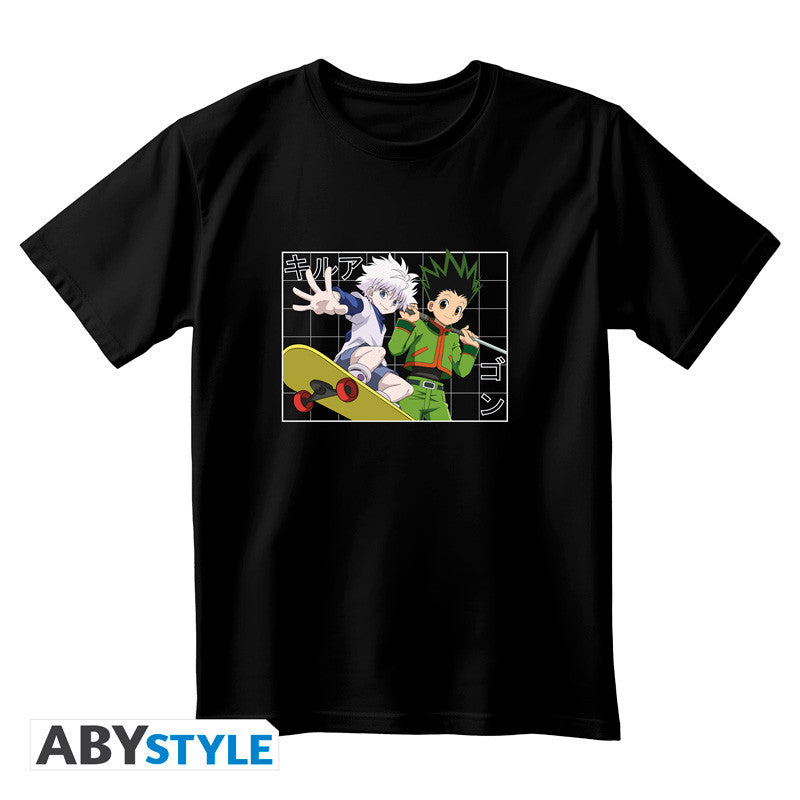HUNTER X HUNTER - Tshirt noir unisexe - Gon & Kirua
