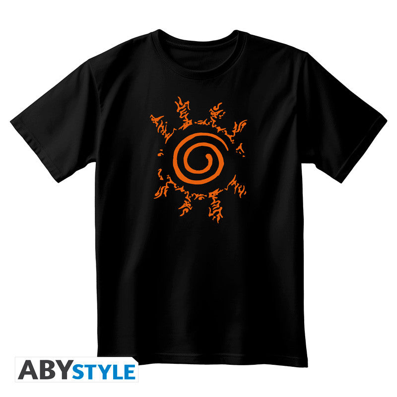 NARUTO SHIPPUDEN - Tshirt noir unisexe - Sceau