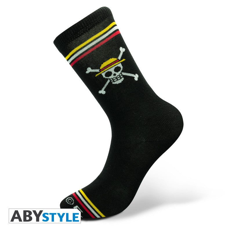 ONE PIECE - Chaussettes- Noir - Skull