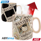 ONE PIECE - Mug thermo réactifs- 460 ml - Wanted
