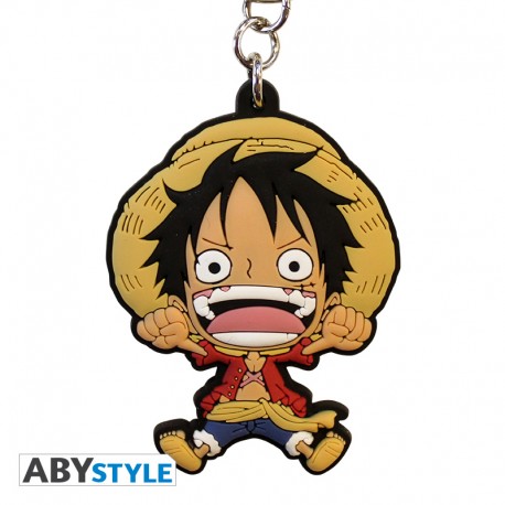 ONE PIECE - Porte-clés PVC Luffy SD