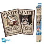 ONE PIECE - Set 2 Posters 52x38 - Wanted Roger & Barbe Blanche