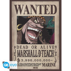 ONE PIECE - Set 2 Posters 52x38 - Wanted Shanks & Barbe Noir