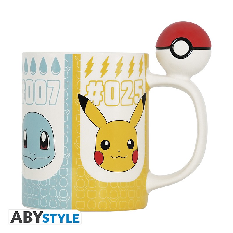 POKEMON - Mug 3D anse - Pokéball