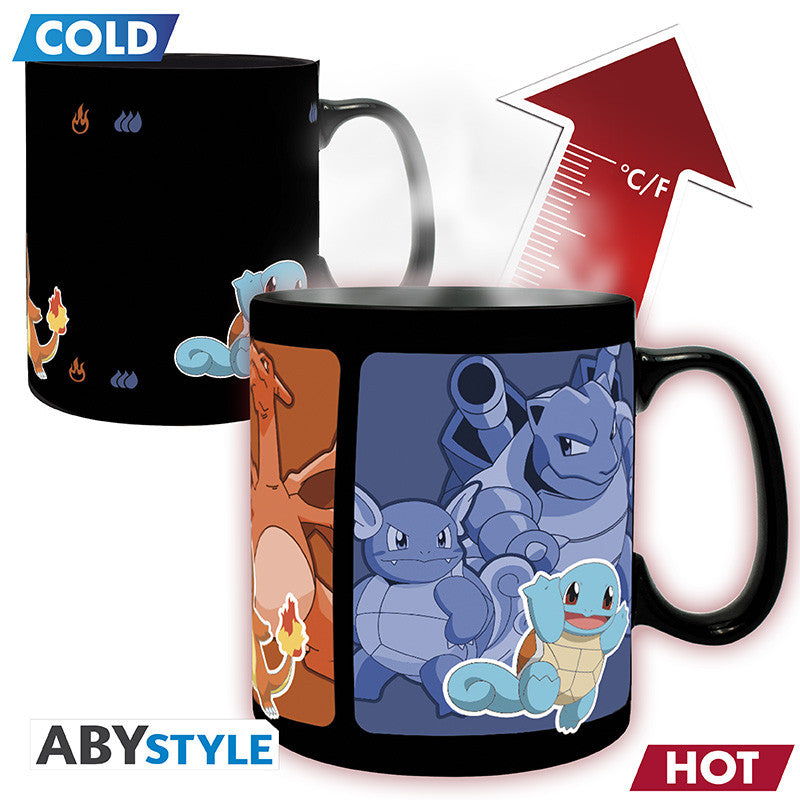 POKEMON - Mug thermo réactif - 460 ml - Évolution