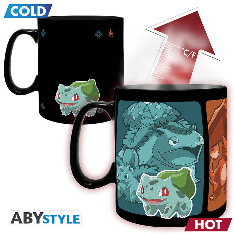 POKEMON - Mug thermo réactif - 460 ml - Évolution