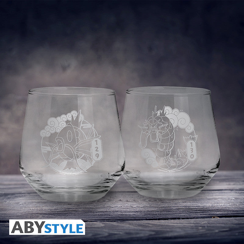 POKEMON - Set de 2 verres - Magicarpe & Léviator